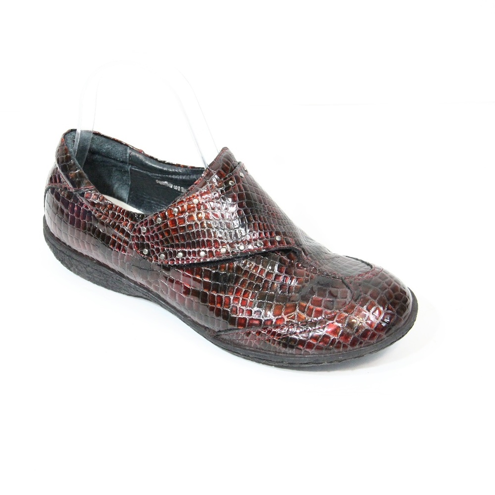 Helle Comfort Women Shoes Patent Leather Loafer Pixie Wingtip